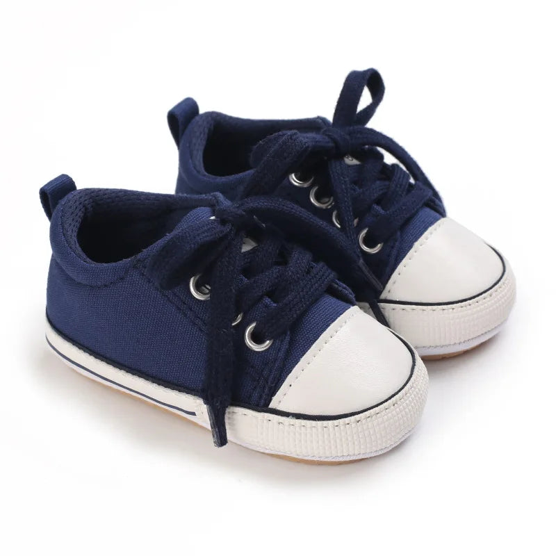Baby Boy/Girls Canvas Shoes Non-slip Rubber Sole