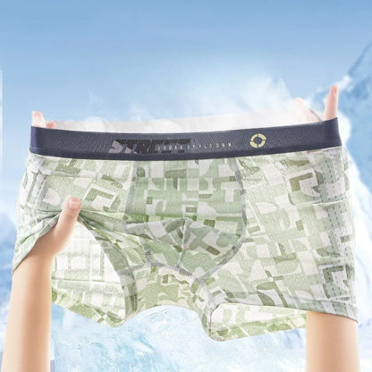 4PCS Teens Boy Mesh Breathable Antibacterial Underwear