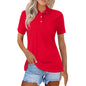 Women's Casual Button Short-Sleeved Breathable Tops