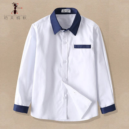 Boy Long Sleeve Plaid Shirts