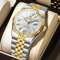 POEDAGAR High Quality Men Waterproof Luminous  Watch