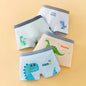 4PCS Boys Cotton Antibacterial Breathable Comfort Underwear Dinosaur