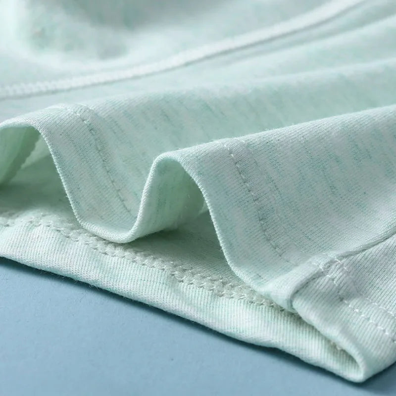 4PCS Cotton Antibacterial Boys Breathable Briefs