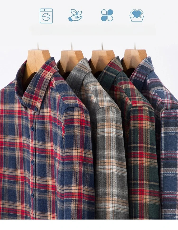Men's, Plaid Casual Jacket, Anti-Wrinkle, Multi-Color