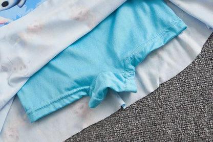 Disney Frozen Anna Elsa Girl Swimsuit Princess