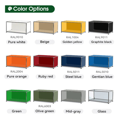 Metal Storage Display Cabinet Living Room Furniture
