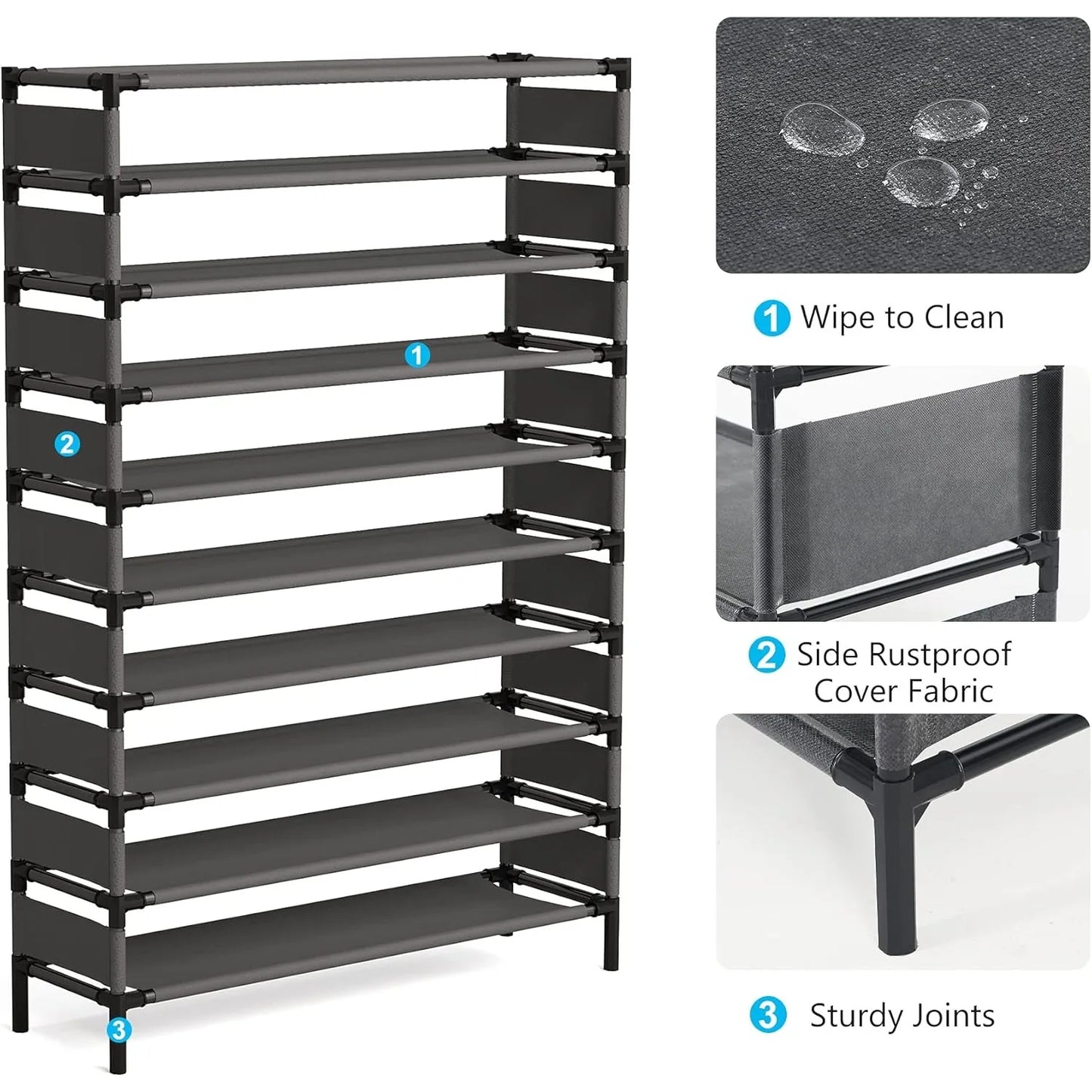 Large Capacity Organizer, Shoe/Book Shelf