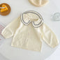 Baby Girls Long Sleeve Flower Embroidery Jumpsuit