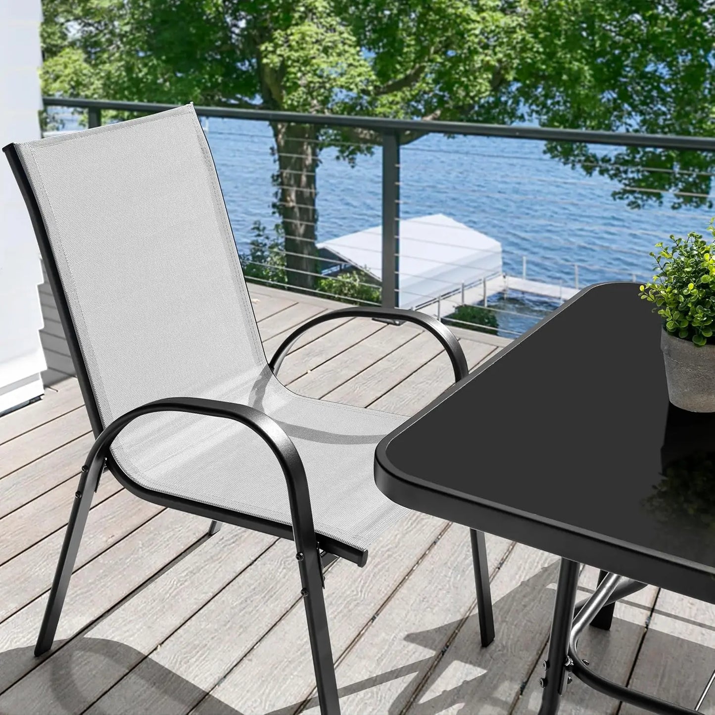 5 Piece Patio Dining Set, Outdoor Dining Furniture