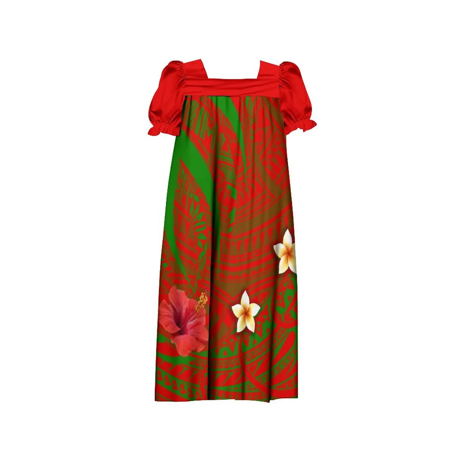 Mumu Dress Samoan Family Set Pacific Island Design