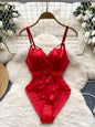 Women Corset Slim Sexy Bodysuits Open Crotch
