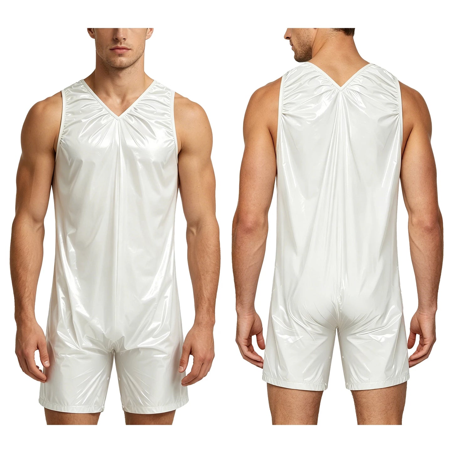 Mens Tear Away Backless, Nightclub Party Jumpsuit