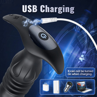 Toy Butt Plug Stimulator Masturbation Penetration Vibrating