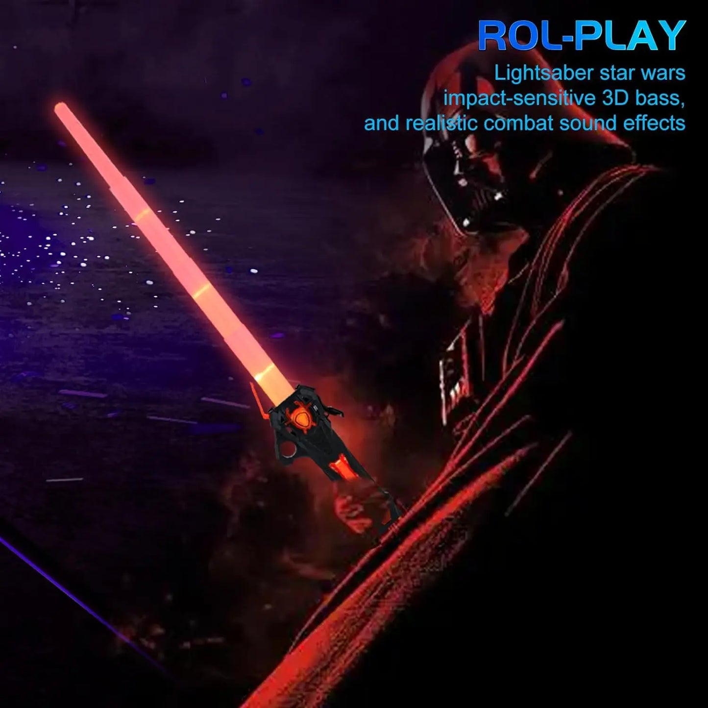 Lightsaber USB Rechargeable RGB Laser Sword
