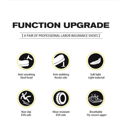 Breathable, lightweight and comfortable anti-puncture safety