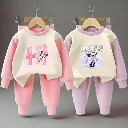 Long Sleeve Pajamas Sets for Girls Casual