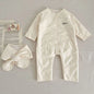 Infant Baby Girls Long Sleeve Cotton Jumpsuit