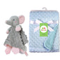 Personalized Baby Security Blanket Comforter Tags Rattles