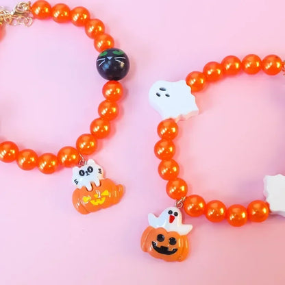 Cute Cartoon Cat Collar Halloween Accessories Pearl