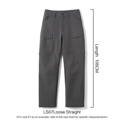 Loose Straight Water Repellent Softshell Hiking Trouser
