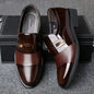 Black Patent Leather Business Men's Formal Shoes