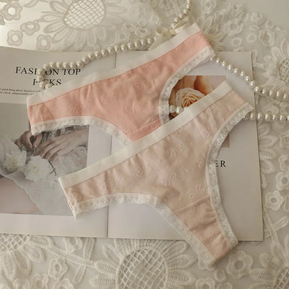 5 Pcs Young Teen Girl Low Waist Breathable Panties