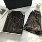 2Pcs/set Ice Silk Women's Pajamas Short Sleeve Short Pants