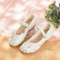 Womens Cloth Shoes Streetwear Embroidery Casual Vintage