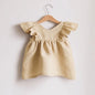 Baby Girls Linen Cotton Princess Dress