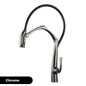 Luxury Gunmetal Brass Kitchen Faucet LED Display