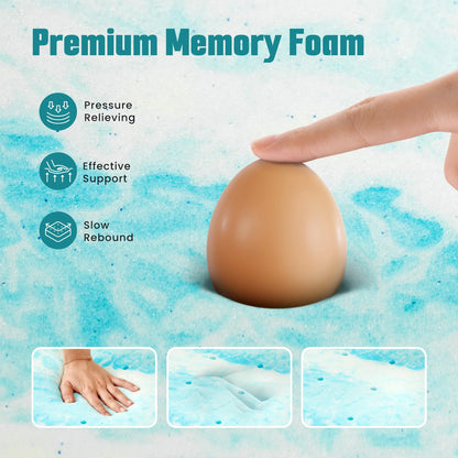 4 Inch Memory Foam Soft Bed Mattress Full Size