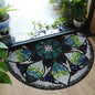 Semi-circular Carpet Outdoor Rug Modern Art