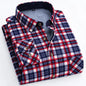 Flannel Plaid Casual Menswear Long Sleeve Fleece