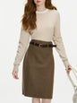 One-piece Knit Shirt Sweater For Women