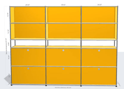 Metal Storage Display Cabinet Living Room Furniture