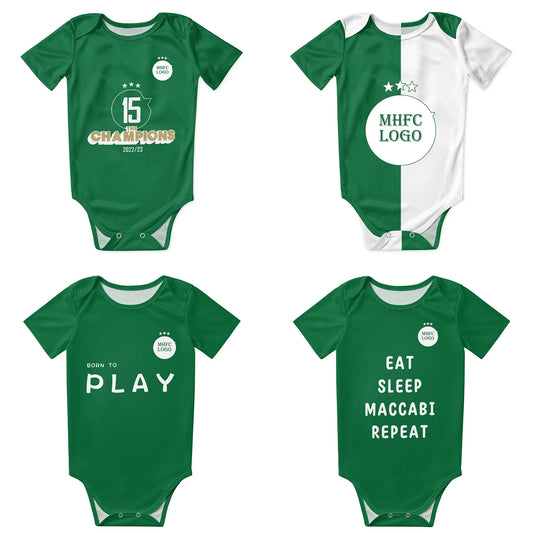 Green Apes Baby Bodysuit Unisex Onesie Outfit