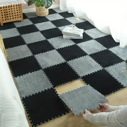 12Pcs Thickened Foam Interlocking Carpet Puzzle Mat Rug