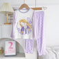 2 Pcs Girls Rapunzel Sleepwear Cartoon Pajamas