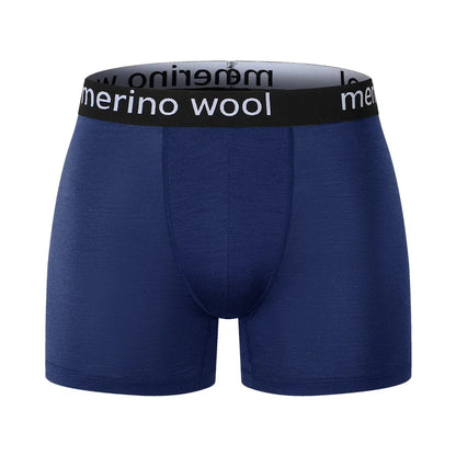 Mens Merino Wool Boxer Brief Breathable Fitness