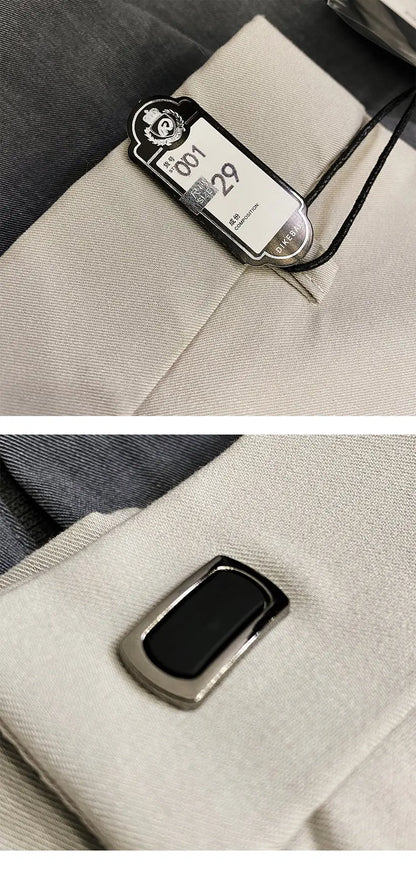 Men Stretch Slim Formal Casual Pants Fashion