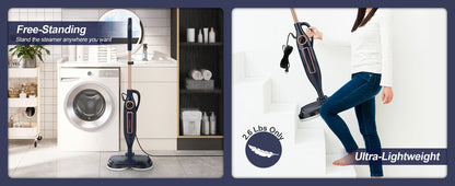 Steam Mop Cleaner with Rotating Mop Pad