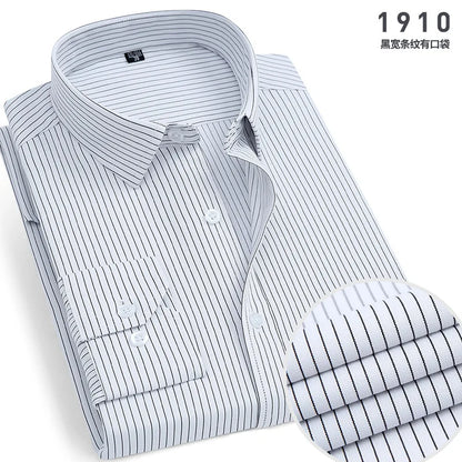 Mens Long-sleeved Non-ironing Anti-wrinkle Shirts