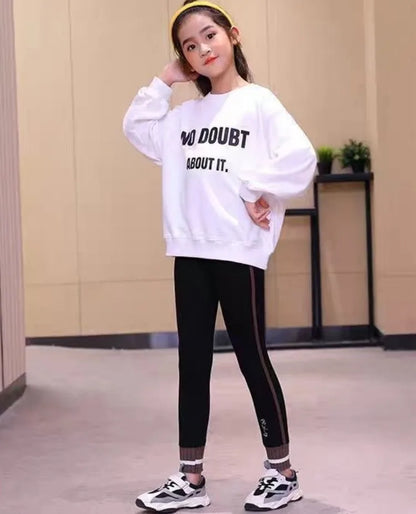 Kids' Thermal Fleece-Lined Thickened Leggings