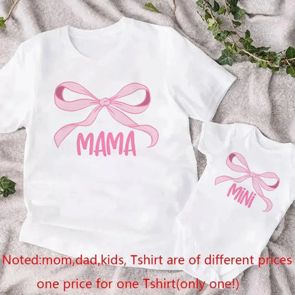 Family Matching Shirt Mother & Daughter Short Sleeve