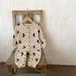Boy/Girl Pure Cotton Cartoon Crawling Clothes