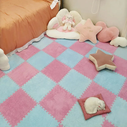 Soft Plush Foam Puzzle Carpet Warm Play Mats