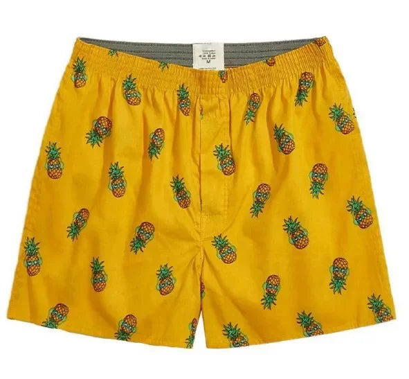 1PC 100% Cotton Men's Loose Boxer Briefs Underwear