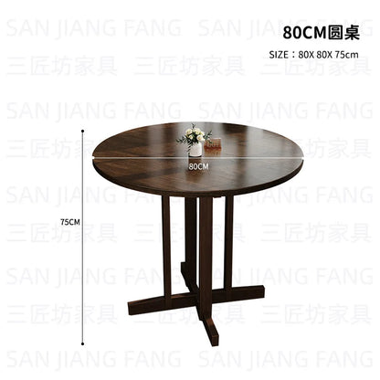 Western Dining Table and Chair Cafe Hotel