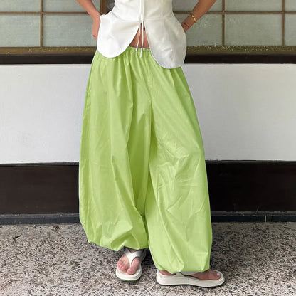 Women Casual High Waist Long Pants
