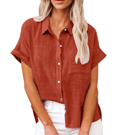 Woman Loose Casual Camisas Mujer Blouse
